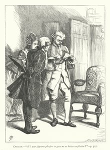 Illustration för den godmodiga mannen (gravyr) av George John Pinwell