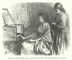 Illustration för den godmodiga mannen (gravyr) av George John Pinwell