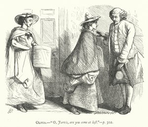 Illustration för den godmodiga mannen (gravyr) av George John Pinwell