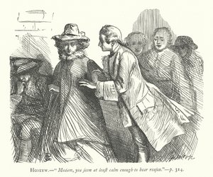 Illustration för den godmodiga mannen (gravyr) av George John Pinwell