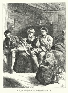 Illustration för Resenären av George John Pinwell