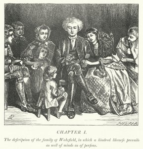 Illustration för The Vicar of Wakefield (gravyr) av George John Pinwell