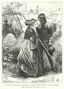 Illustration för The Vicar of Wakefield (gravyr) av George John Pinwell