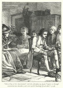 Illustration för The Vicar of Wakefield (gravyr) av George John Pinwell