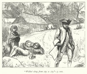 Illustration för The Vicar of Wakefield (gravyr) av George John Pinwell