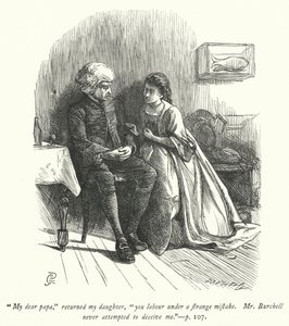 Illustration för The Vicar of Wakefield (gravyr) av George John Pinwell