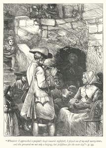 Illustration för The Vicar of Wakefield (gravyr) av George John Pinwell