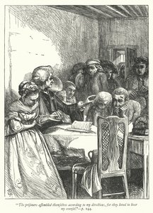 Illustration för The Vicar of Wakefield (gravyr) av George John Pinwell