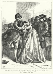 Illustration för The Vicar of Wakefield (gravyr) av George John Pinwell