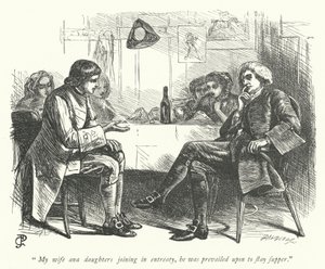 Illustration för The Vicar of Wakefield (gravyr) av George John Pinwell
