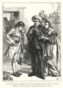 Illustration för The Vicar of Wakefield (gravyr) av George John Pinwell
