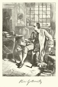 Oliver Goldsmith (gravyr) av George John Pinwell