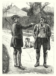 The Gamekeeper (gravyr) av George John Pinwell