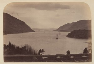 Hudson River sett från United State Military Academy i West Point, New York, 1867.