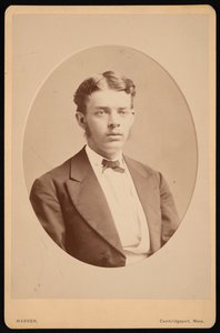 Porträtt av George Brown Goode 1851-1896, mellan 1866 och 1870.