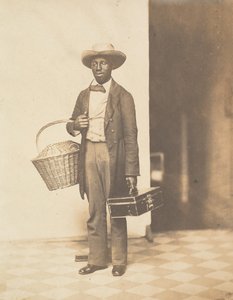 Sam Campus Vendor, från en Yale Class Abum, ca. 1858.