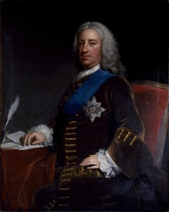Porträtt av William Cavendish, 3:e hertig av Devonshire, sent 1730-tal-tidigt 1740-tal (olja på duk)