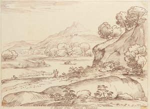 Utan titel: Pastoral scen av George Knapton