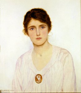 The Cameo Brooch (akvarell på papper)