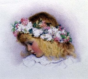 Majdrottningen (akvarell på papper)