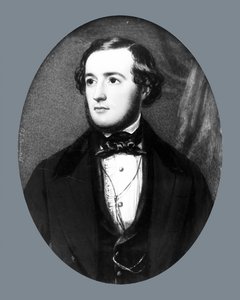 Porträtt av en gentleman, ca. 1845-1850. av George Lethbridge Saunders