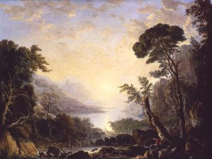 Komposition, italienskt landskap, 1846.