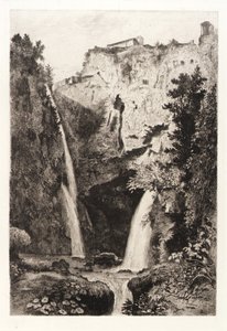 Tivolis vattenfall av George Loring Brown