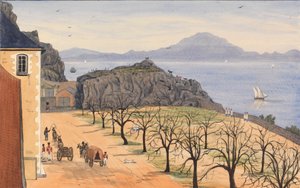 Afrikas berg, från sjukhuset i Gibraltar