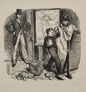A Kettledrum i Mayfair, 1862. av George Louis Palmella Busson Du Maurier