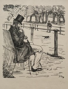 Den siste av baronerna, 1855. av George Louis Palmella Busson Du Maurier