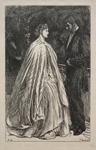 Två till en på majoren, 1866. av George Louis Palmella Busson Du Maurier