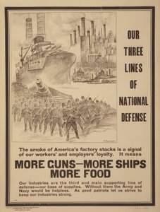 Våra tre nationella försvarslinjer, av R.Peckner av Bartolome Esteban and studio Murillo