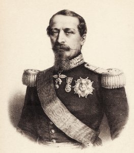 Porträtt av den franske kejsaren Napoleon III (vykort) av Bartolome Esteban and studio Murillo