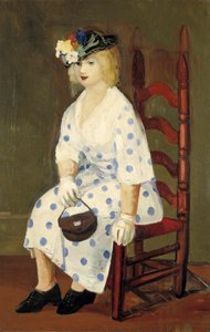 The Polka Dot Dress av George Luks