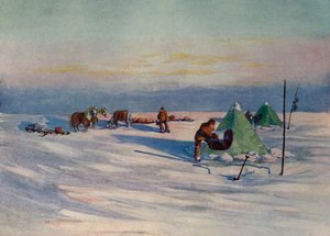 En lugn kväll på barriären, c1908, 1909 av George Marston