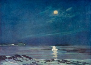 Fullmåne på vintern, c1908, 1909