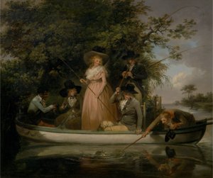 A Party Sportfiske av George Morland
