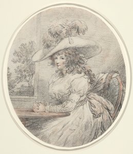 Anne Ward Morland, ca 1786 (grafit)