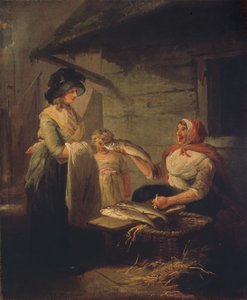 Fiskfru, slutet av 1780-talet. av George Morland