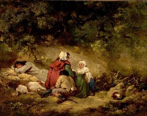 Gypsy Läger av George Morland
