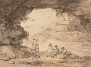 Bönder i en grotta av George Morland