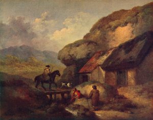 Resenären, c1795 av George Morland