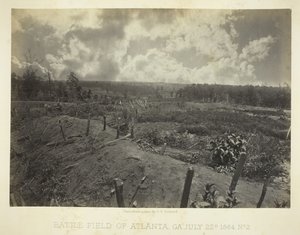 Battle Field of Atlanta, GA, nr 2, 22 juli 1864. av George N. Barnard