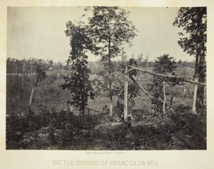 Slagfältet vid Resacca, GA, nr 2 av George N. Barnard
