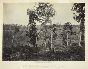Battle Ground of Resacca, GA, nr 2, 1866. av George N. Barnard