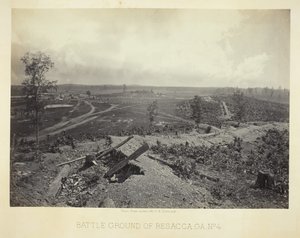 Battle Ground of Resacca, GA, nr 4, 1866. av George N. Barnard