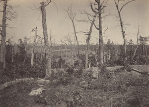 Battle Ground of Resacca, Georgia nr 3, 1860-talet. av George N. Barnard