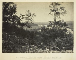 Chattanooga Valley från Lookout Mountain av George N. Barnard
