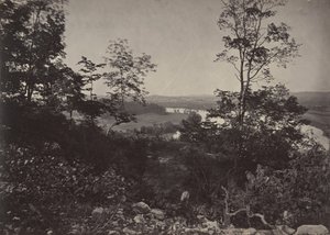 Chattanooga Valley från Lookout Mountain, 1860-talet. av George N. Barnard