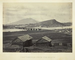 Chattanooga från norr, 1864. av George N. Barnard
